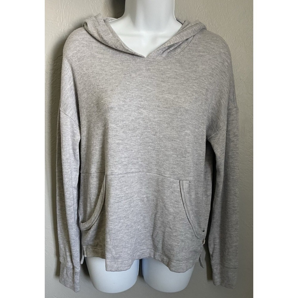 UGG Hoodie Womens Small Gray Soft lightweight Long Sleeve Hooded Pullover